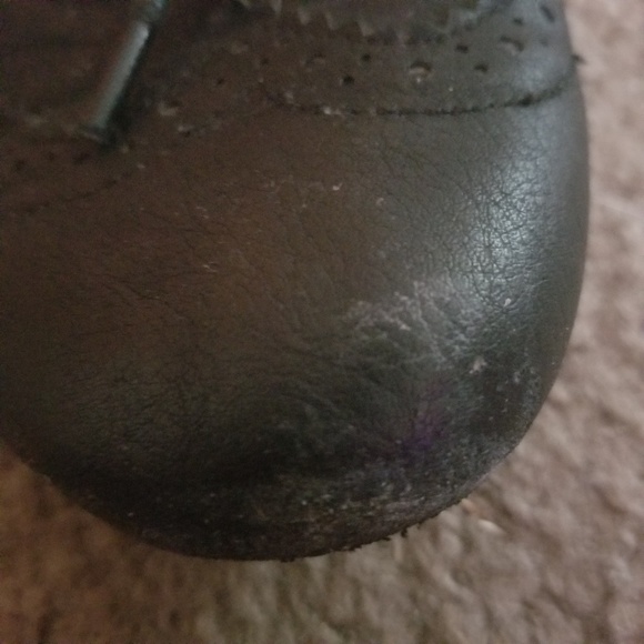 Lace Insert Oxfords. - Picture 4 of 5